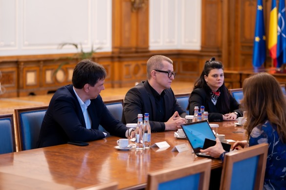 FOTO Netflix a venit pentru discuții la Parlamentul României