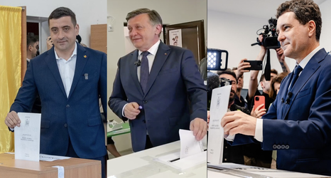 EXIT POLL ALEGERI PREZIDENȚIALE George Simion câștigă turul I. Pentru turul II, scor strâns. Urmează datele din diaspora