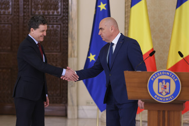 FOTO Nicușor Dan: Ilie Bolojan e persoana cea mai potrivită să facă ajustările necesare în aparatul statului român. De ce a întârziat formarea noii coaliții