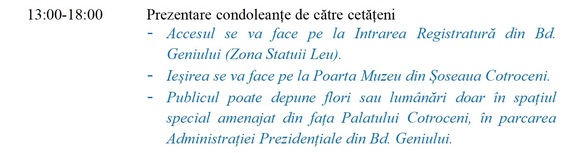 Guvernul anunță funeraliile pentru Iliescu - Pe unde va trece MÂINE autovehiculul mortuar și când pot veni oamenii pentru condoleanțe