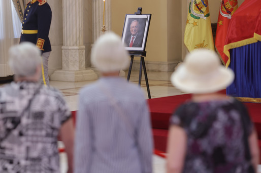 Imagini de la funeraliile lui Ion Iliescu FOTO