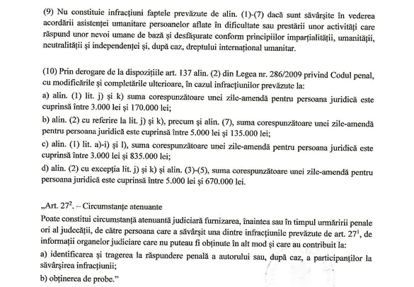DOCUMENT Încălcarea sancțiunilor economice impuse de UE devine infracțiune în România. Se va pedepsi cu până la 12 ani de închisoare sau sute de mii lei pe zi amendă