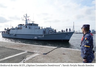 România și-a luat vânător de mine din Scoția FOTO