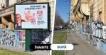 FOTO ÎNAINTE-DUPĂ. Ciucu anunță: Dărâmăm chioșcuri ilegale din parcuri, panouri publicitare amplasate ilegal, ridicăm garaje, containere, construcții care ani de zile au zăcut pe spațiul verde sau pe trotuare 