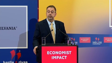 VIDEO Criza democrației liberale este cea mai importantă problemă. Daron Acemoglu: Există o rezolvare, dar doar dacă inteligența artificială nu automatizează totul -  Conferința The Economist, cu Profit.ro partener
