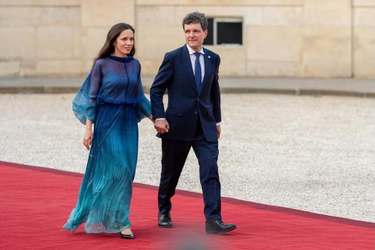 FOTO&VIDEO Nicușor Dan și partenera sa, la dineu cu Macron 