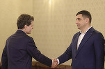 FOTO Simion, după negocierile de la Cotroceni: I-am pus lui Nicușor Dan soluțiile pe masă. Nu se poate fără AUR