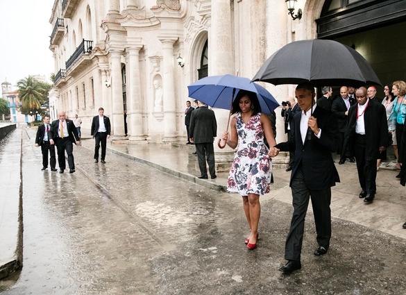 FOTO Imagini inedite din întâlnirile lui Obama cu simpli cubanezi sau din plimbarea pe străzile Havanei