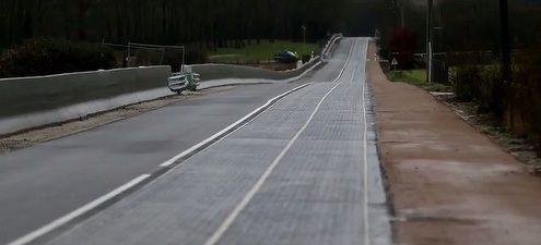 Prima ”șosea solară” din lume a fost inaugurată în Normandia