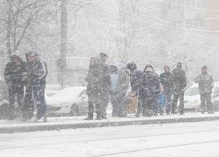 Capitala va fi de luni sub cod portocaliu de ger, temperaturile vor scădea până la minus 20 de grade