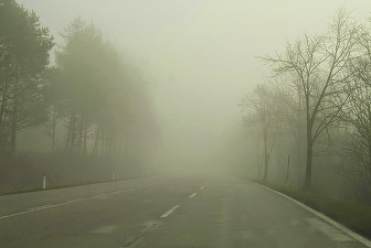 Șase județe sunt sub cod galben de ceață