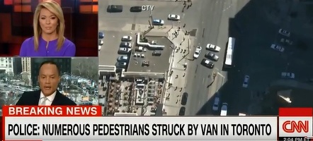 ULTIMA ORĂ O camionetă a intrat în pietoni la Toronto