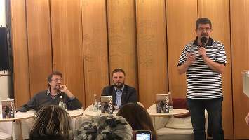 Lansarea romanului "Xanax", de Liviu Iancu, jurnalist Profit.ro. Radu Paraschivescu: 500 de pagini cu ritm, cu puls și cu poveste. Florin Iaru: Cartea se citește pe nerăsuflate