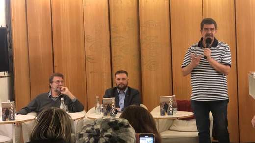Lansarea romanului "Xanax", de Liviu Iancu, jurnalist Profit.ro. Radu Paraschivescu: 500 de pagini cu ritm, cu puls și cu poveste. Florin Iaru: Cartea se citește pe nerăsuflate