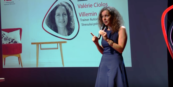 Valérie Cioloș-Villemin, la TEDX Brașov Women, mai 2018