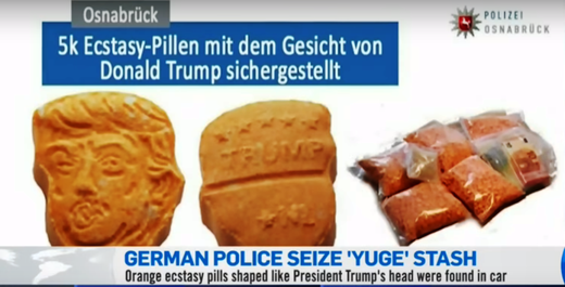  VIDEO Donald Trump "vizitează" deja România, sub formă de pastile Ecstasy