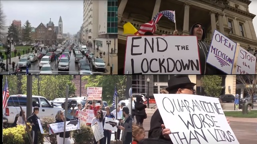 VIDEO Proteste în SUA față de blocarea economiei, încurajate chiar de președintele Donald Trump. Se înmulțesc vocile celor care spun că virusul nou nu este mult mai mortal decât o gripă obișnuită