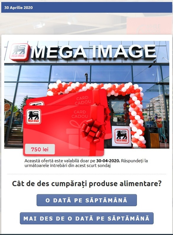 FOTO Revin campaniile cu vouchere; sunt iarăși vizați clienții Mega Image și Profi