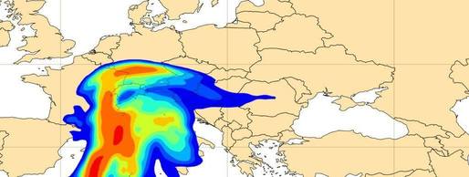 Norul de praf saharian ajunge și în România