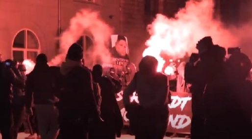 VIDEO Pe un frig polar, proteste în Danemarca împotriva ”pașaportului corona” și a măsurilor anti-epidemie