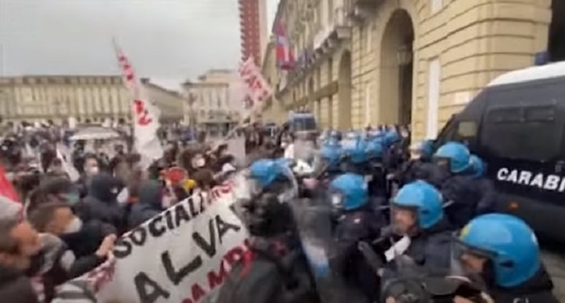 VIDEO Manifestație interzisă și arestări în Bruxelles