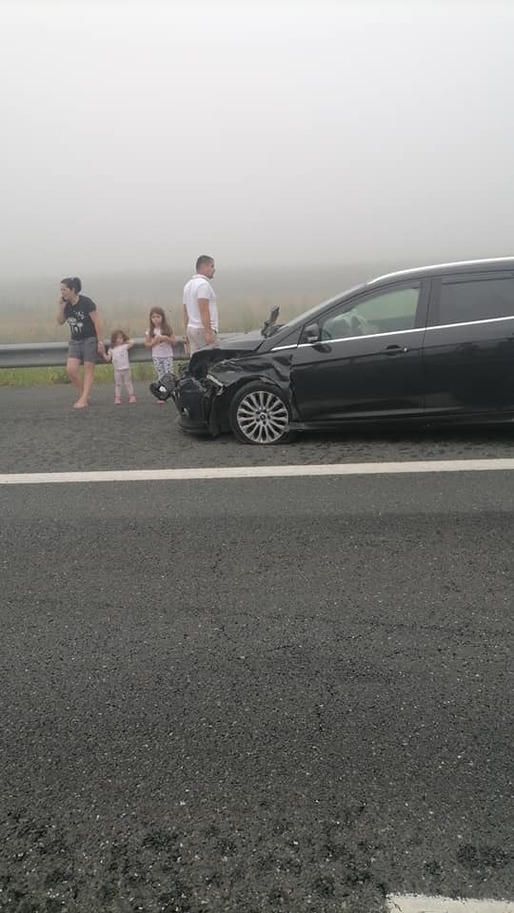 VIDEO&FOTO Carambol în drum spre mare. Accident în lanț cu 20 de mașini pe Autostrada Soarelui