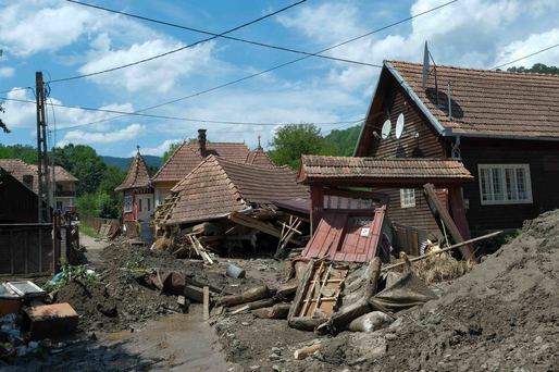 FOTO Inundații în România - imaginile dezastrului