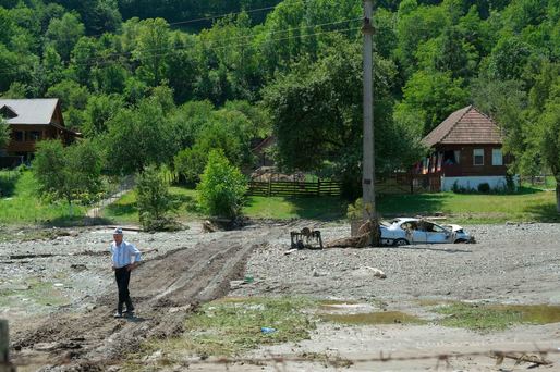 FOTO Inundații în România - imaginile dezastrului