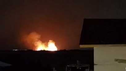 FOTO Incendiu în Corbeanca. Flăcările se îndreaptă spre case