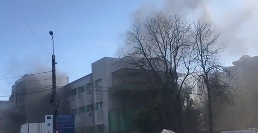 VIDEO & FOTO Incendiu la Spitalul de Boli Infecțioase din Constanța. Focul a izbucnit la secția de terapie intensivă. UPDATE: 7 persoane au decedat