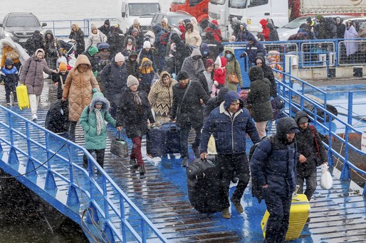Peste 1,5 milioane de oameni au fugit din Ucraina în zece zile, cea mai rapidă creștere a unei crize a refugiaților în Europa de după al doilea Război Mondial