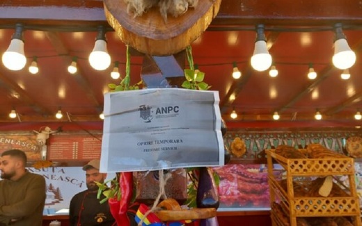 ANPC închide un târg tradițional 
