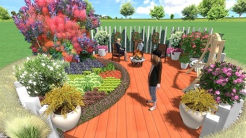 13 grădini tematice, unicat, vor fi amenjate în Parcul Drumul Taberei, la West Side Flower Fest