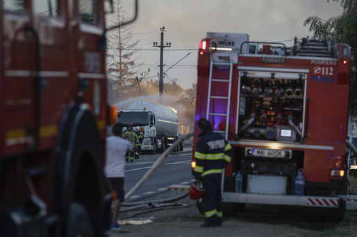 VIDEO&FOTO Explozie urmată de incendiu la o stație GPL din localitatea Crevedia. Celulă de criză la MAI. Zeci de victime spitalizate. Pacienți transferați în Belgia și Italia