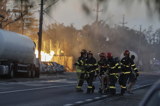 VIDEO&FOTO Explozie urmată de incendiu la o stație GPL din localitatea Crevedia. Celulă de criză la MAI. Zeci de victime spitalizate. Pacienți transferați în Belgia și Italia