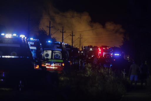 VIDEO&FOTO Explozie urmată de incendiu la o stație GPL din localitatea Crevedia. Celulă de criză la MAI. Zeci de victime spitalizate. Pacienți transferați în Belgia și Italia