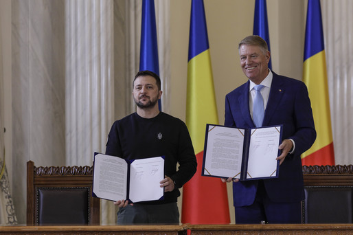 VIDEO&GALERIE FOTO Iohannis a semnat cu Zelenski o declarație comună 