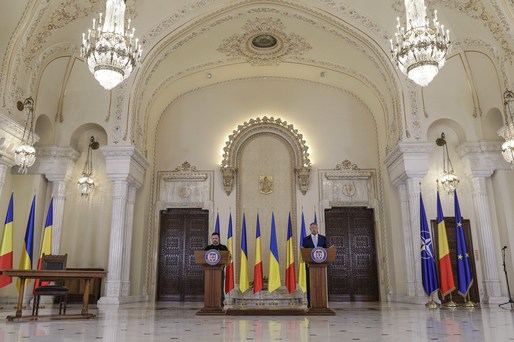 VIDEO&GALERIE FOTO Iohannis a semnat cu Zelenski o declarație comună 