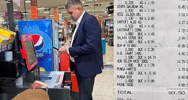 VIDEO Ciolacu s-a filmat la cumpărături: Susține că își cumpără tot ce are nevoie de la supermarket cu doar 93,5 lei, publică bonul de la magazin, apoi întreabă românii ce își cumpără ei 