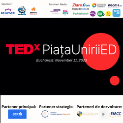 Educația a fost, este și va rămâne o misiune colectivă: TEDx PiațaUnirii ED anunță pentru 11 noiembrie o agendă inspirată de unitate și construcție în educație