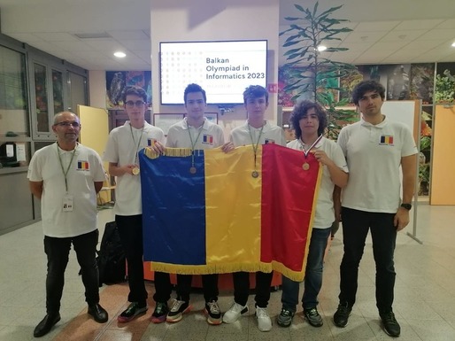 România - locul 1 la Olimpiada Balcanică de Informatică