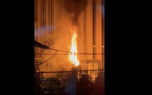 VIDEO Incendiu puternic la un transformator care aparține de Hidrocentrala Porțile de Fier 1. UPDATE Nu sunt victime, au fost oprite 3 grupuri. Mesajul Hidroelectrica