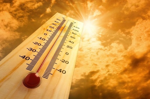 Meteorologii anunță că valul de căldură se extinde în întreaga țară. Cod galben și cod portocaliu în cea mai mare parte a țării, miercuri și joi