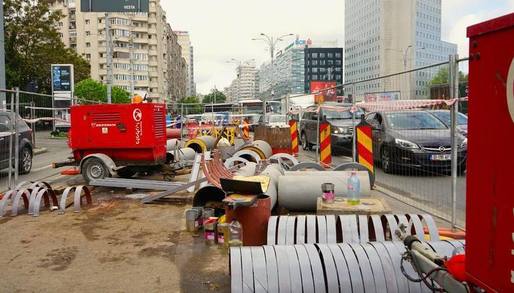 Noi lucrări la rețeaua de termoficare din București, alte blocuri rămân fără apă caldă. Zonele afectate