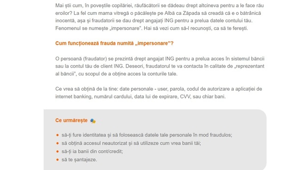 FOTO ING Bank România lansează un avertisment: A apărut fenomenul „impersonare”. La fel cum mama vitregă o păcălește pe Albă ca Zăpada să creadă că e o bătrânică inocentă