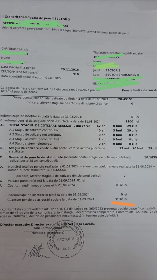 Precizări CNAS pentru pensionarii care au primit, în septembrie, altă pensie în talon decât cea din decizia de recalculare. Când se vor achita diferențele