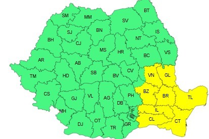 HARTĂ Vremea se schimbă radical în cea mai mare parte a țării, începând din această seară