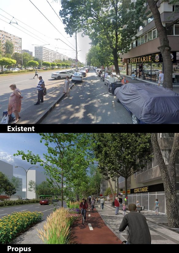 ANUNȚ FOTO Cel mai aglomerat bulevard din București, transformat radical. 