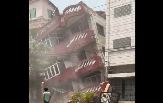 VIDEO Cutremur de magnitudinea 7,7 în Myanmar, resimțit în Thailanda și China