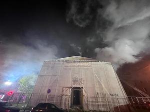 FOTO Incendiu la Teatrul Masca din Capitală